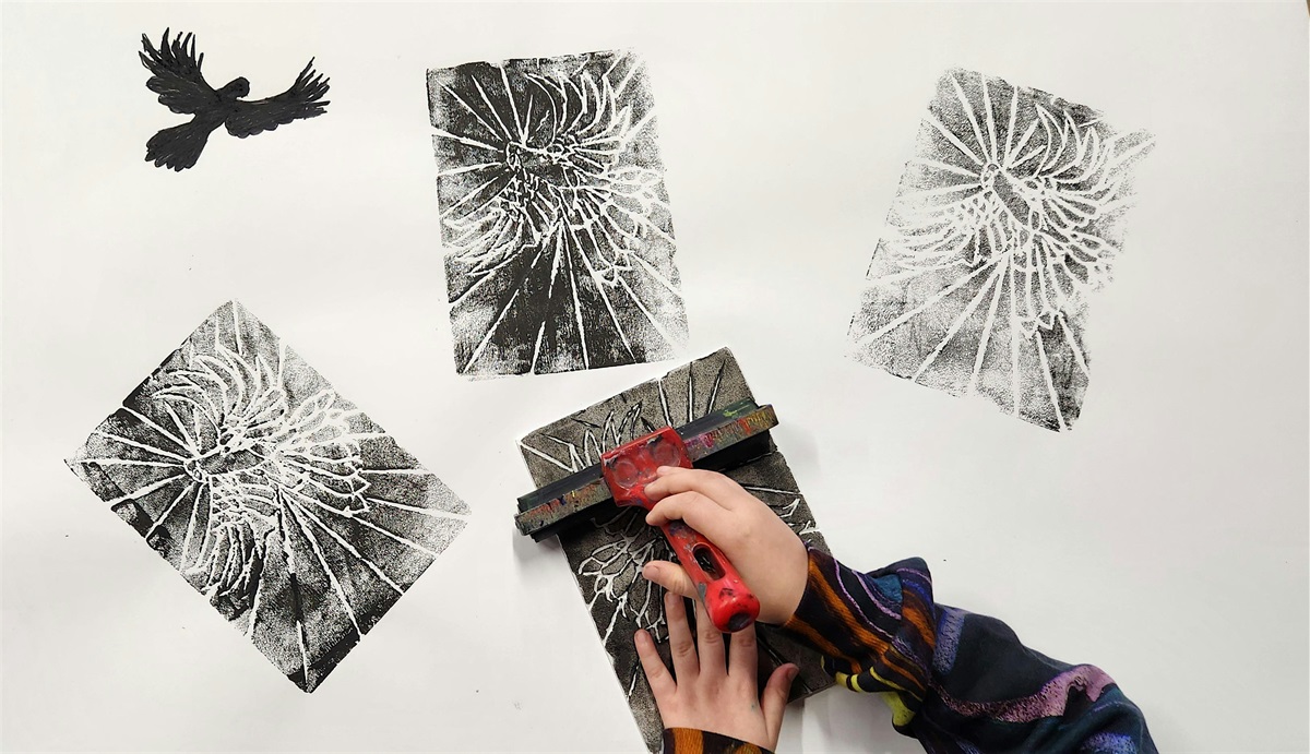 Poster: Mini Makers - Printmaking Workshop